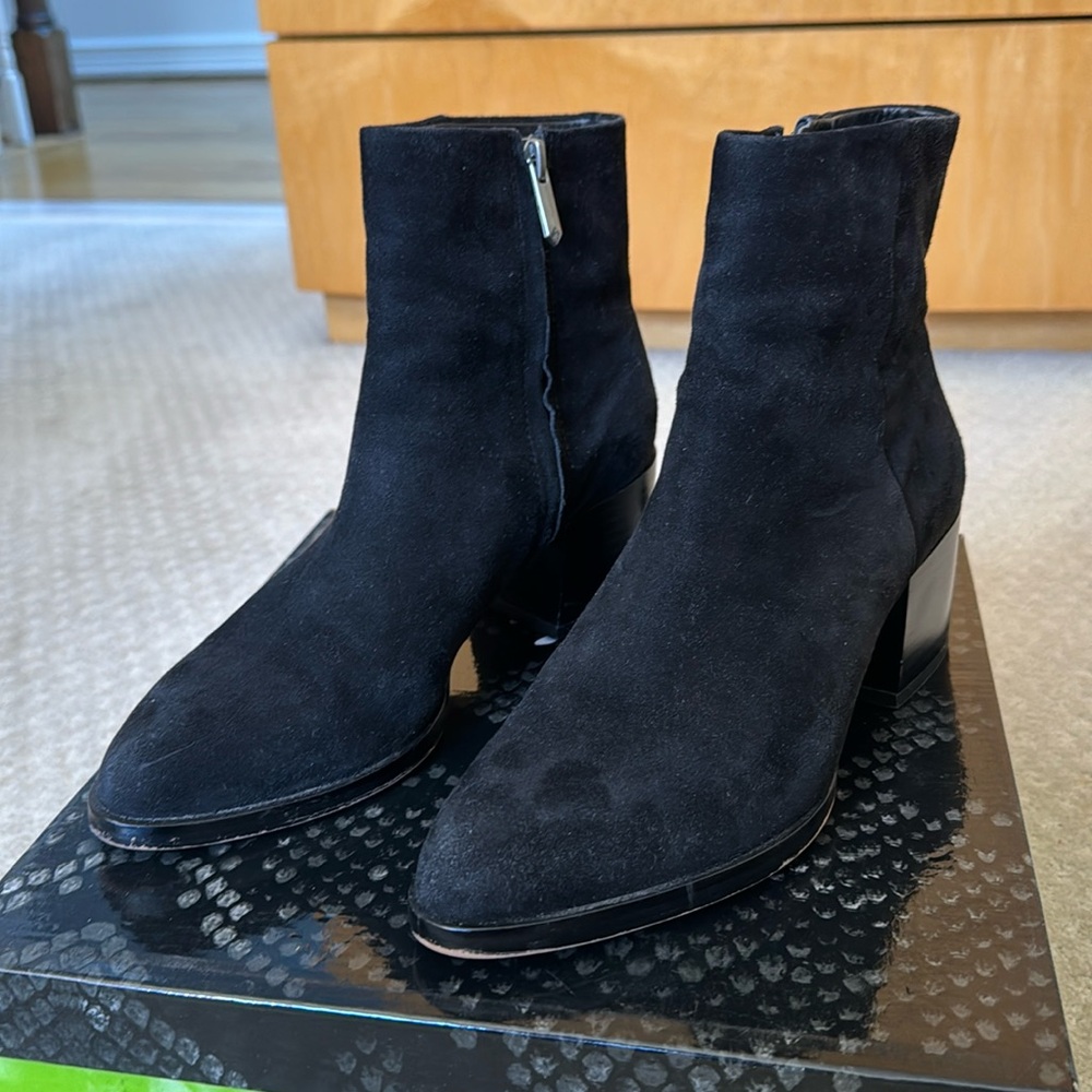 Sam Edelman Black Suede Bootie
